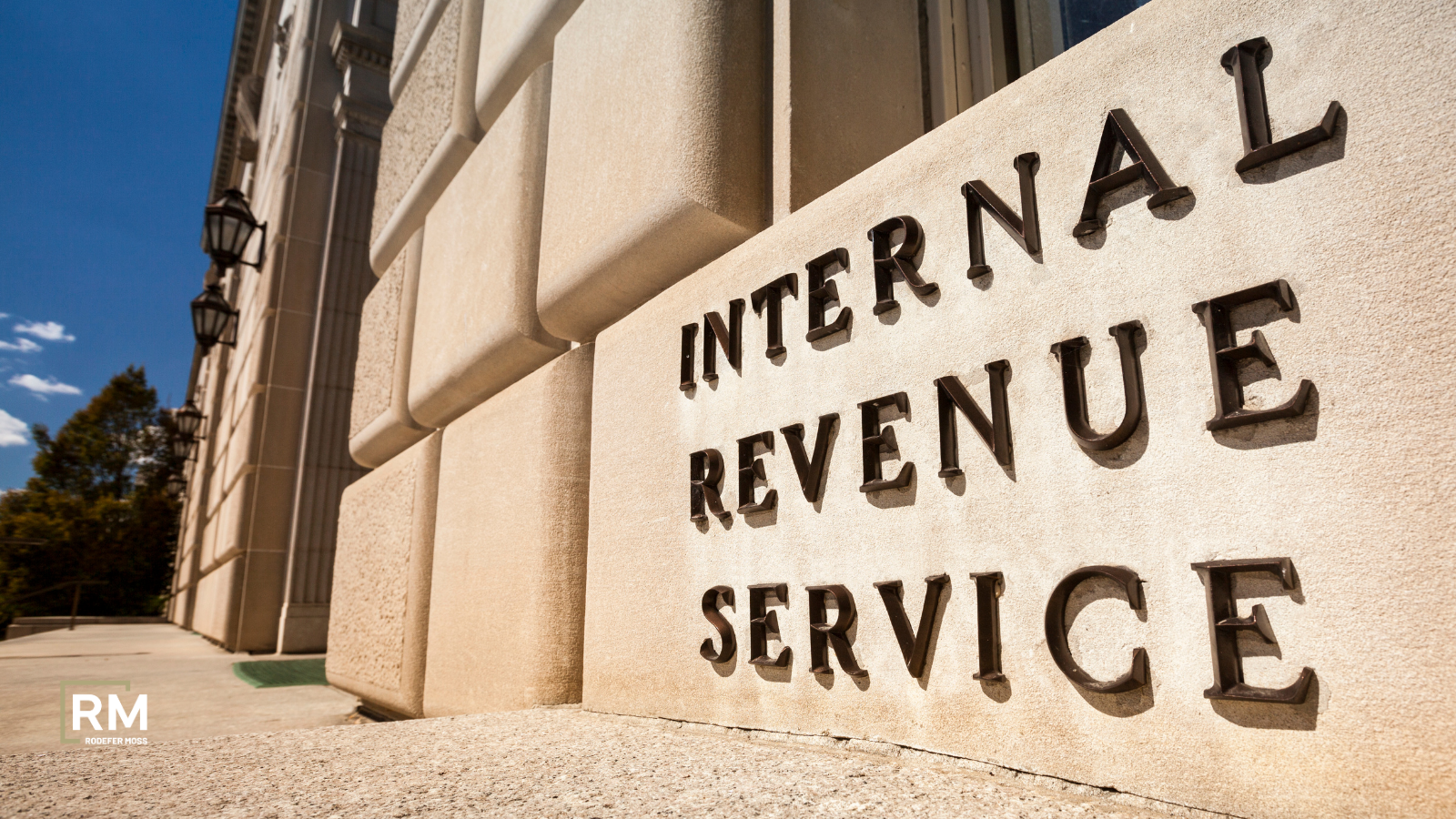 exterior of an Internal Revenue Service building